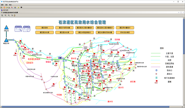 京津冀石津灌区高效用水综合管理